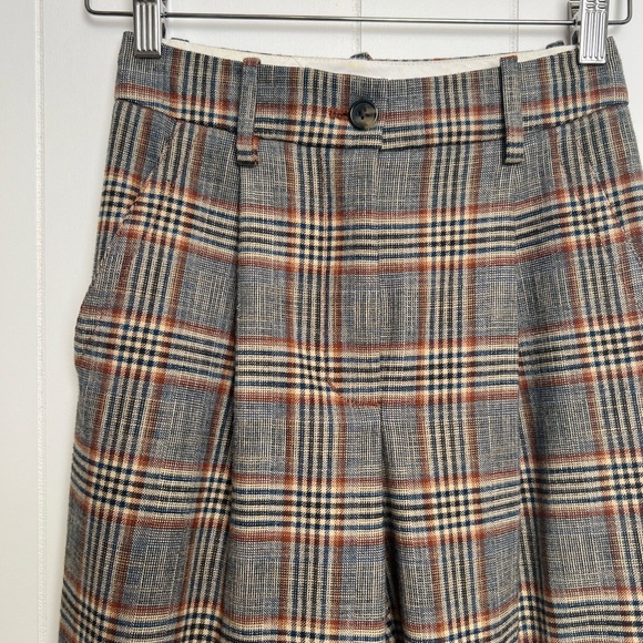 WILFRED | High Rise Plaid Trouser Pants - Picture 2 of 6